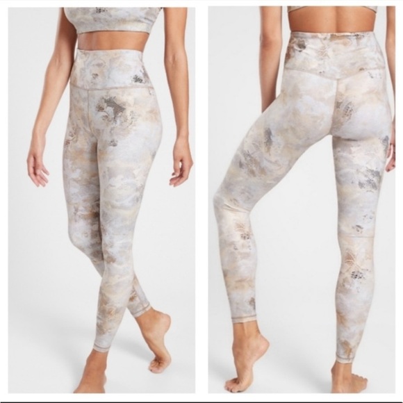 Athleta Elation Gilded Tight, size LT. - Picture 1 of 6